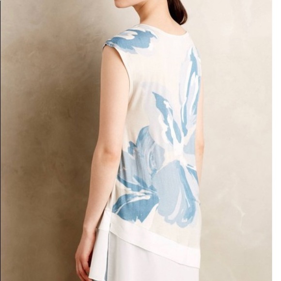 Anthropologie DELETTA Grelle Tunic Top - Picture 5 of 7